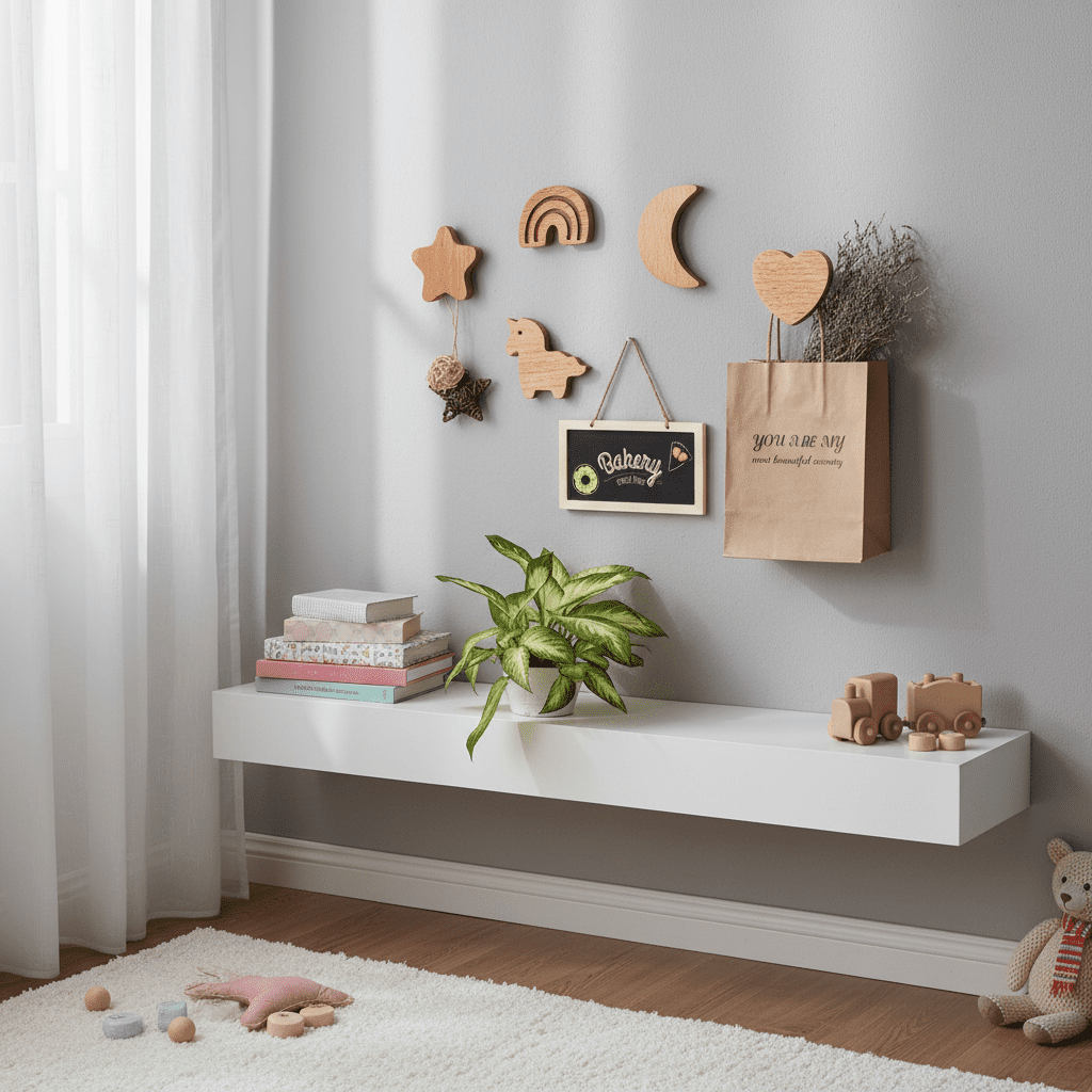 Crochet mural bois forme animale - Décoration chambre enfant - Vue 5