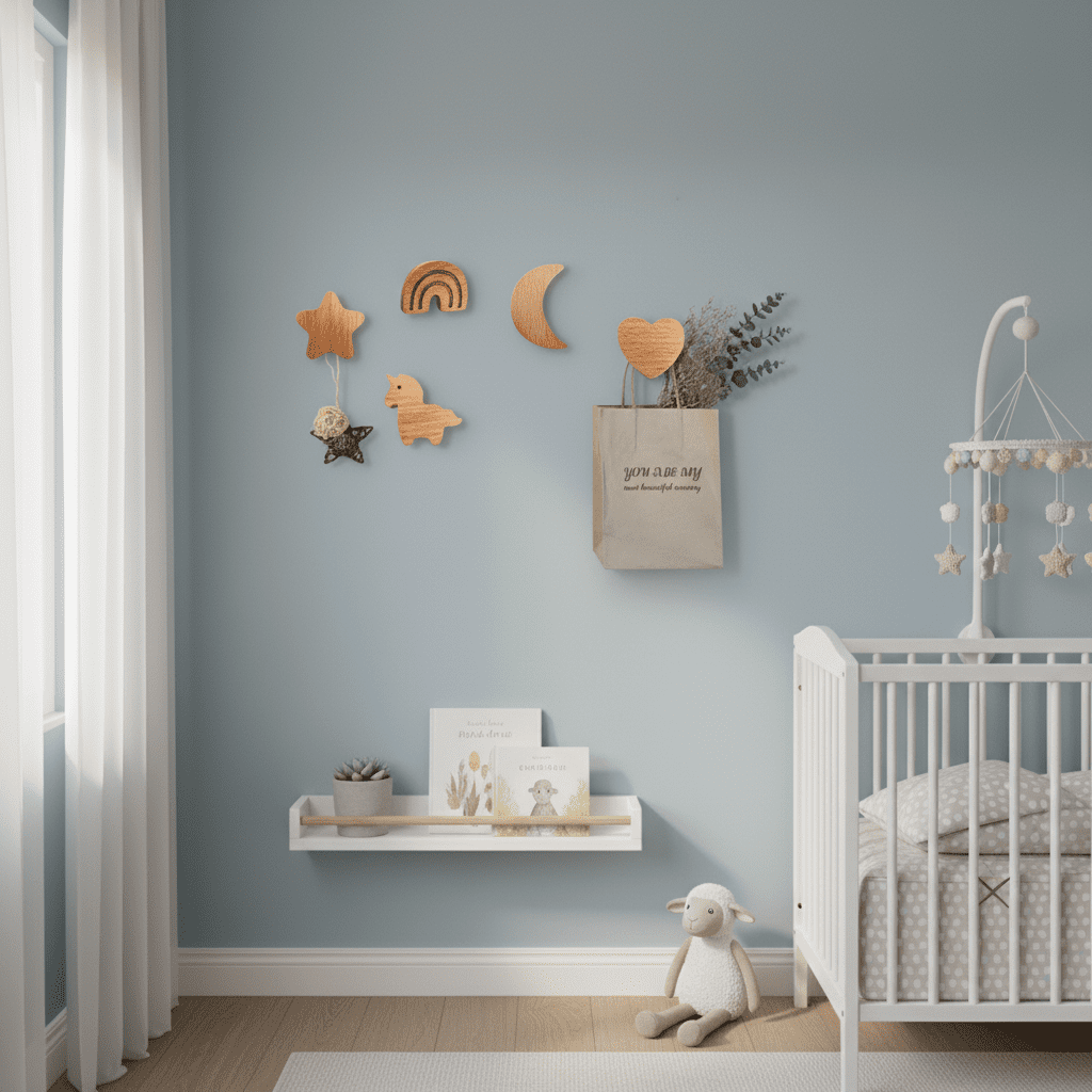 Crochet mural bois forme animale - Décoration chambre enfant - Vue 7