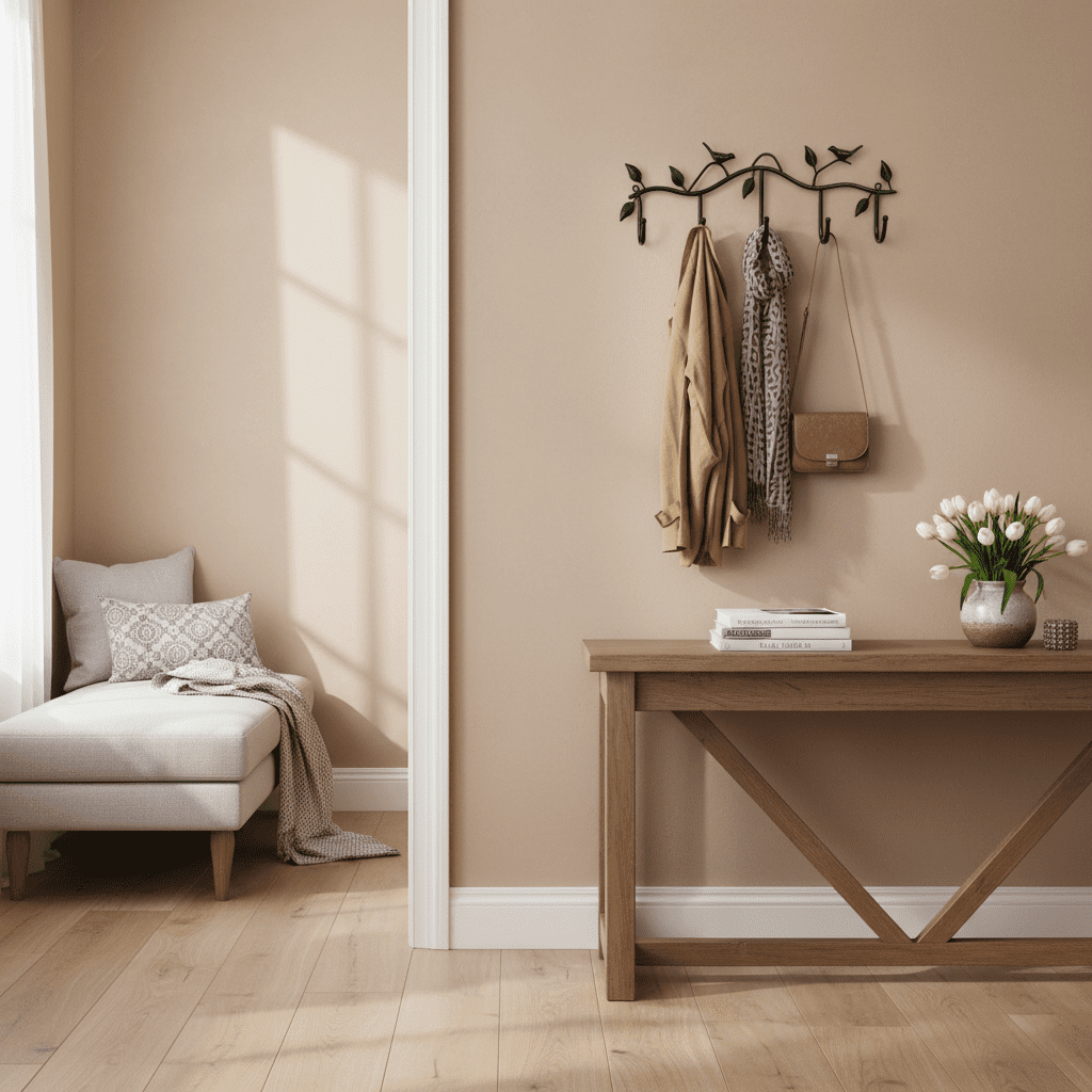 Porte-manteau sur pied métal design oiseau - Cintre décoratif - Vue 9