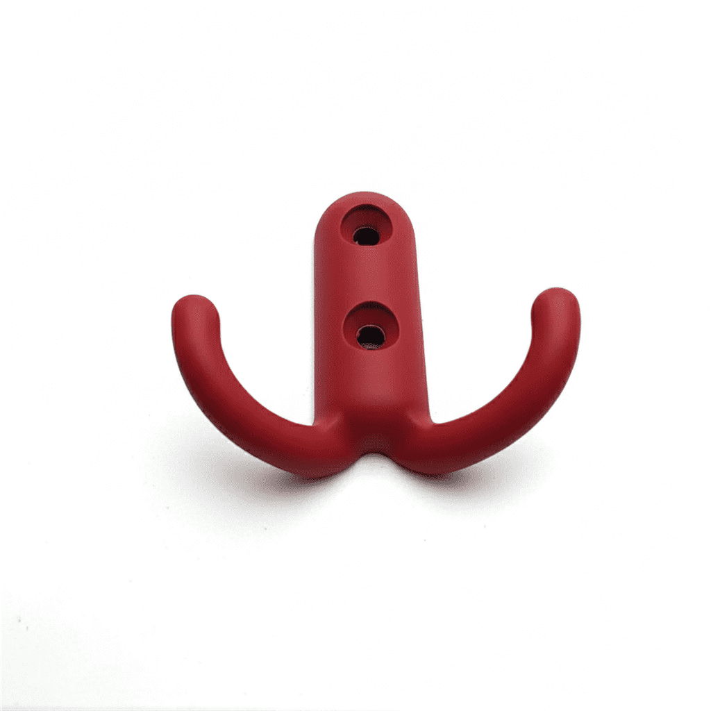 Crochet mural décoratif métal multicolore pour clés et vêtements - Vue 2