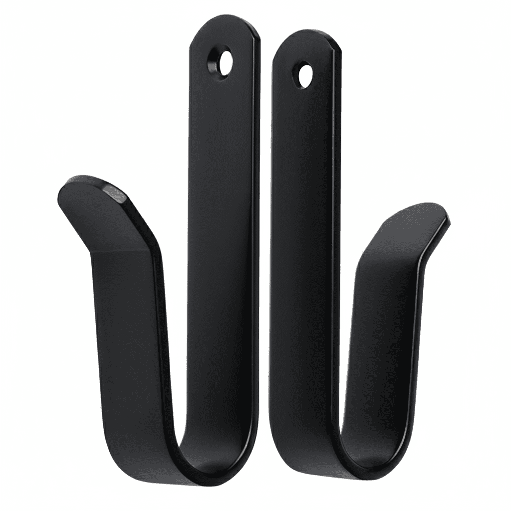 Support mural snowboard acier - Lot de 2/4 clips rangement ski - Vue 4