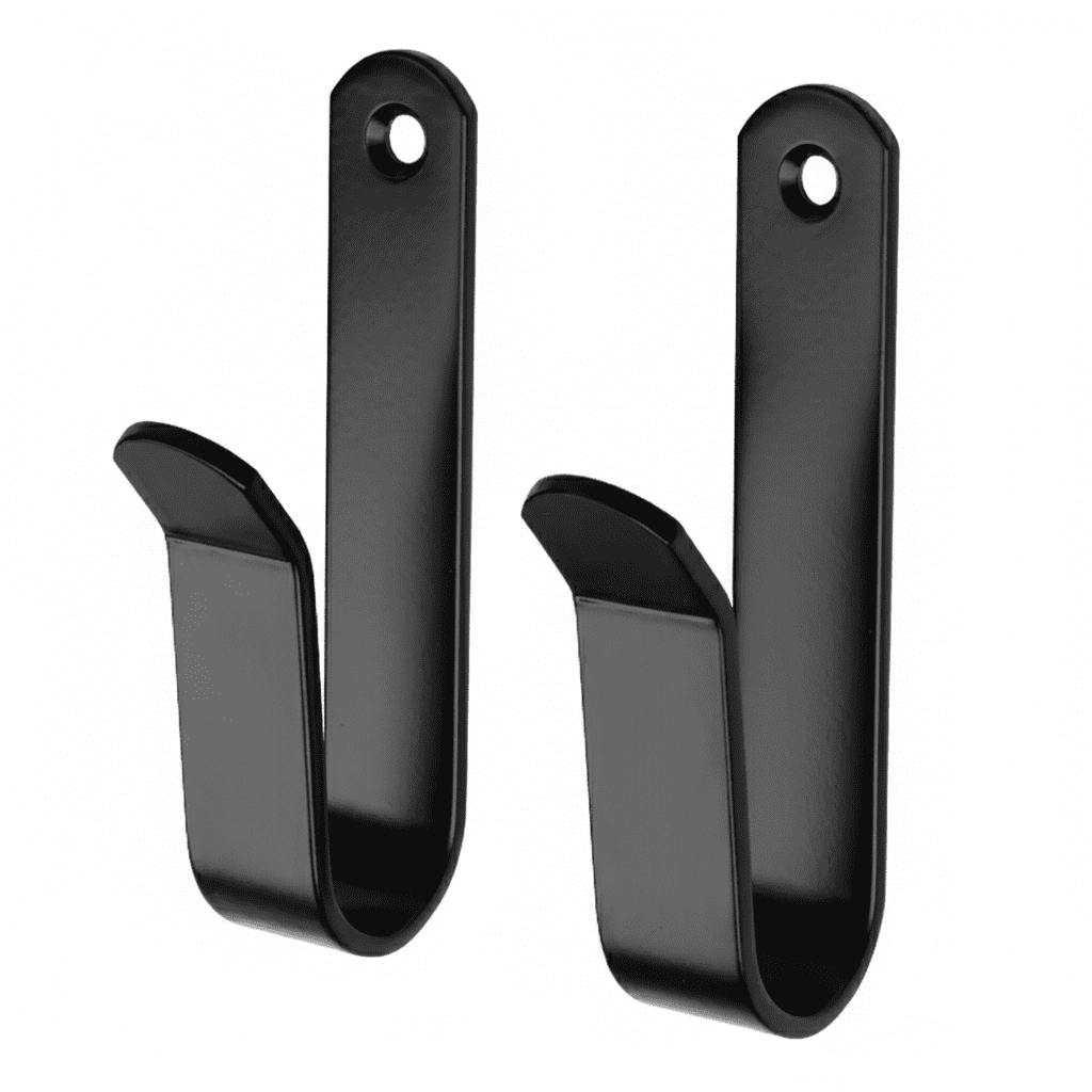 Support mural snowboard acier - Lot de 2/4 clips rangement ski - Vue 5