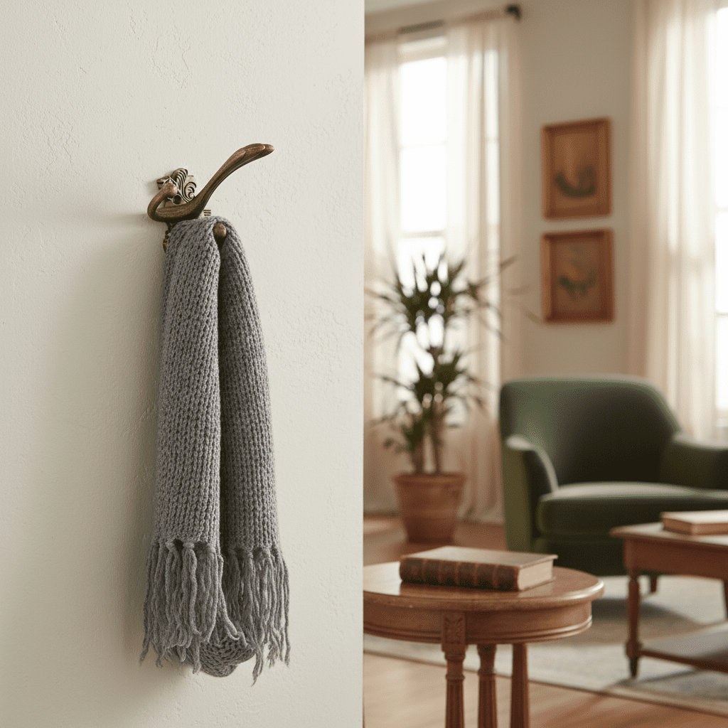 Crochet mural cochon volant vintage en alliage, décoratif multi-usages - Vue 5