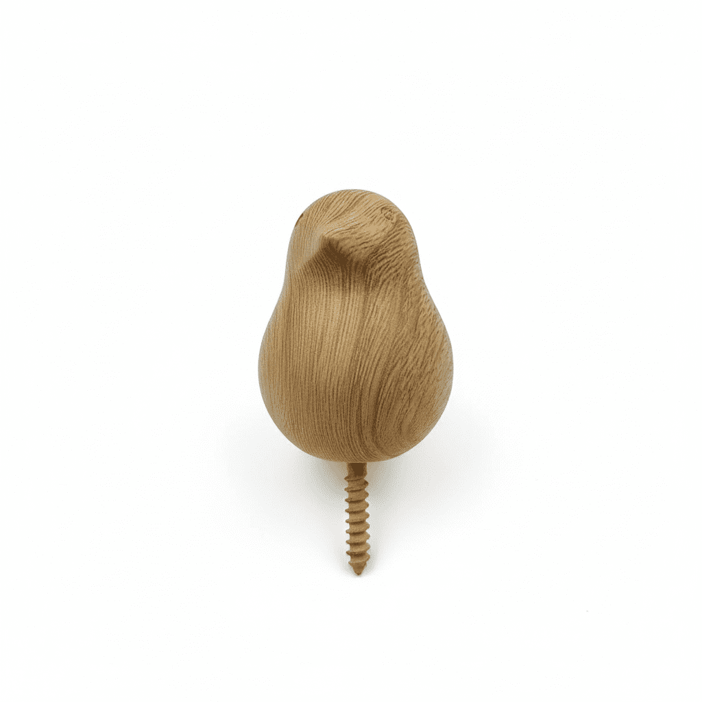 Crochet mural oiseau décoratif - Résine colorée pour enfant 11cm - Vue 5