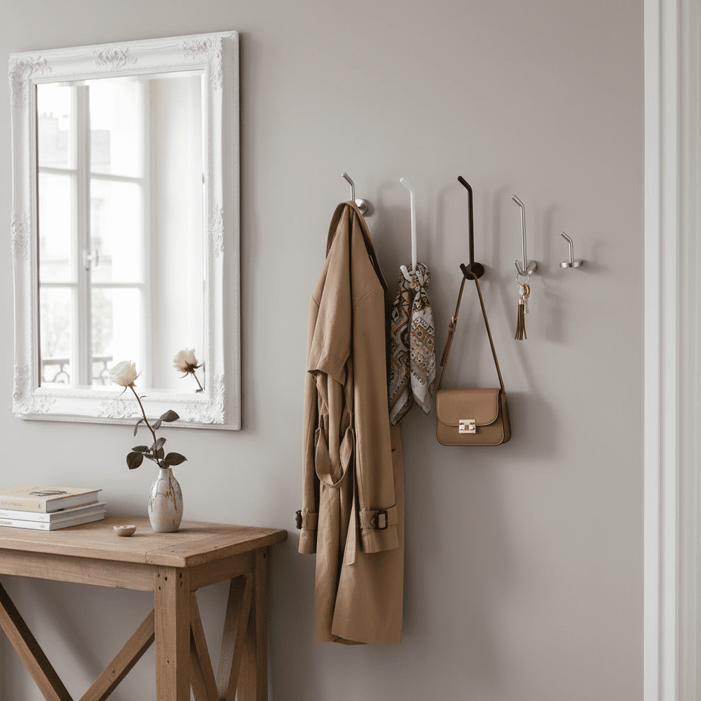 Crochet mural acier inoxydable pour vêtements - Fixation solide - Vue 12